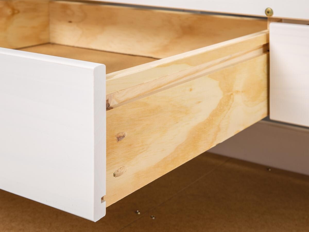 Funktionsbett Ulli weiß Liegefläche B/L: ca. 90x200 cm