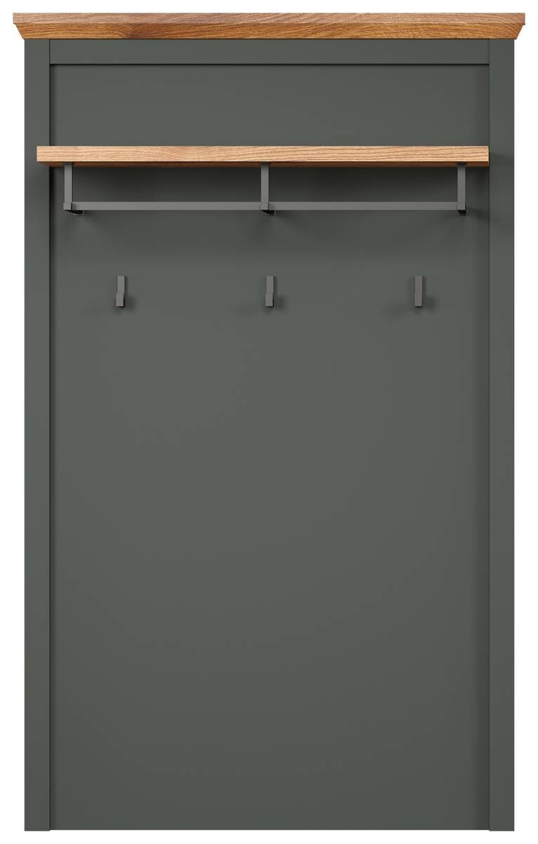 Garderobenpaneel Stanton tannengrün Eiche Evoke Coast Nachbildung B/H/T: ca. 77x123x28 cm Garderobenpaneel Stanton tannengrün Eiche Evoke Coast Nachbildung B/H/T: ca. 77x123x28 cm