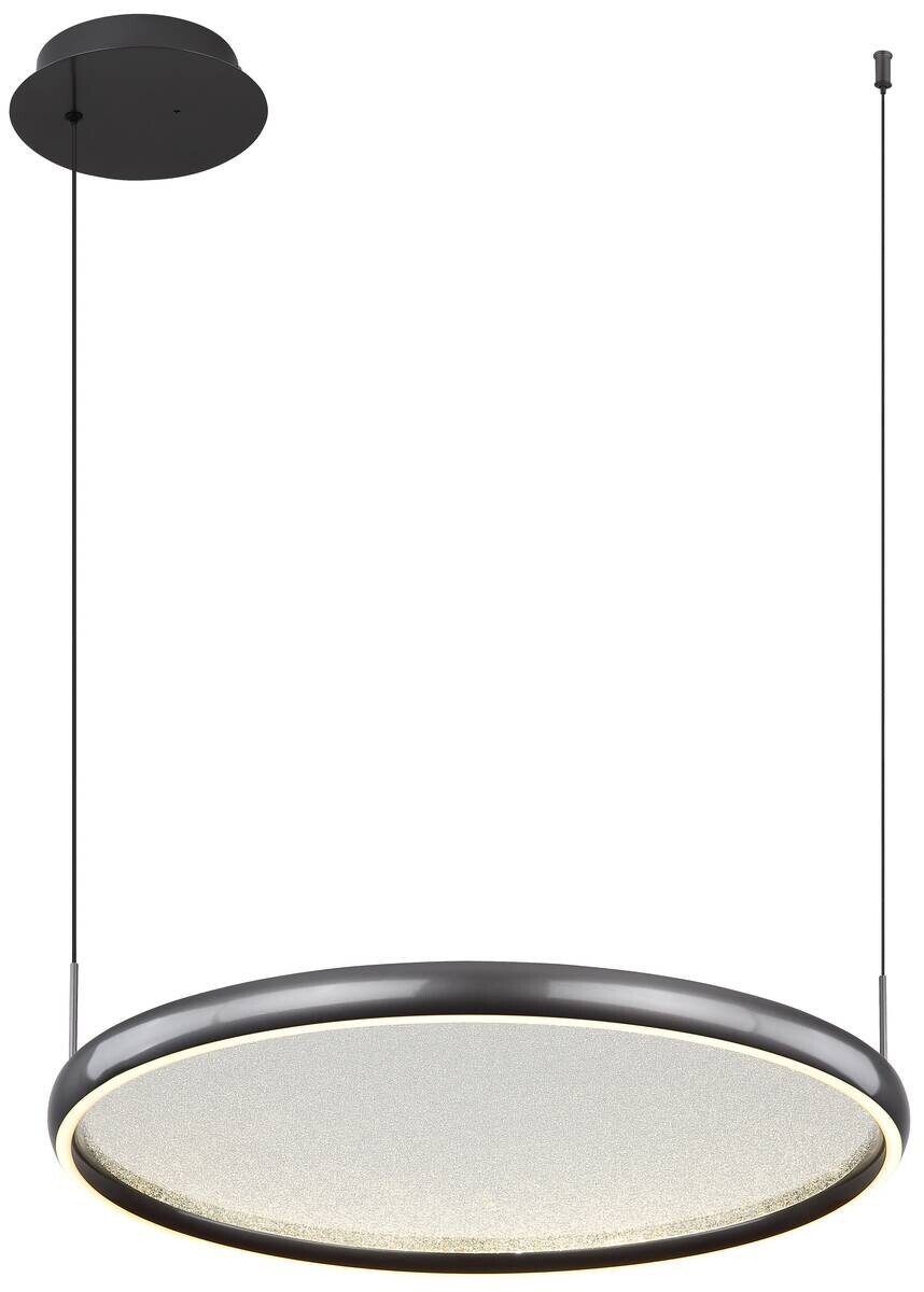 GLOBO LED-Pendelleuchte schwarz Metall Aluminium B/H/L: ca. 60x150x63 cm 1.0 Brennstellen