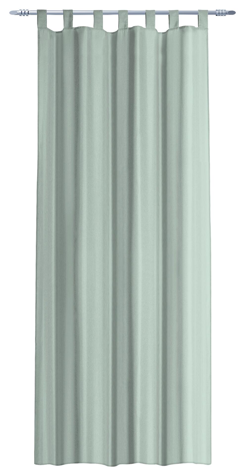 POCOline Schlaufenvorhang Silk grün B/L: ca. 140x225 cm