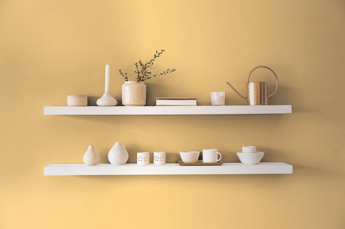 A.S.Creation Vliestapete gelb B/H/D: ca. 53x1005x8,5 cm