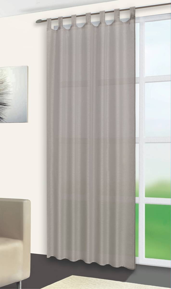 POCOline Kombivorhang Julia taupe B/L: ca. 135x235 cm