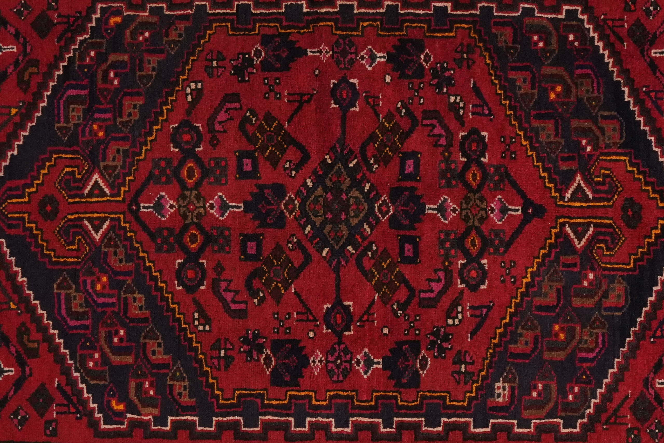 PersaTepp Teppich Khamseh rot B/H/L: ca. 139x1x239 cm