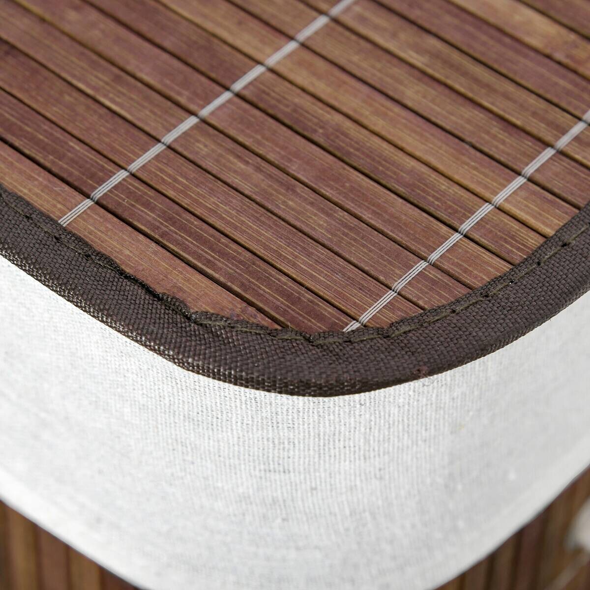 HOMCOM Wäschekorb weiß B/H/L: ca. 32x52x63 cm