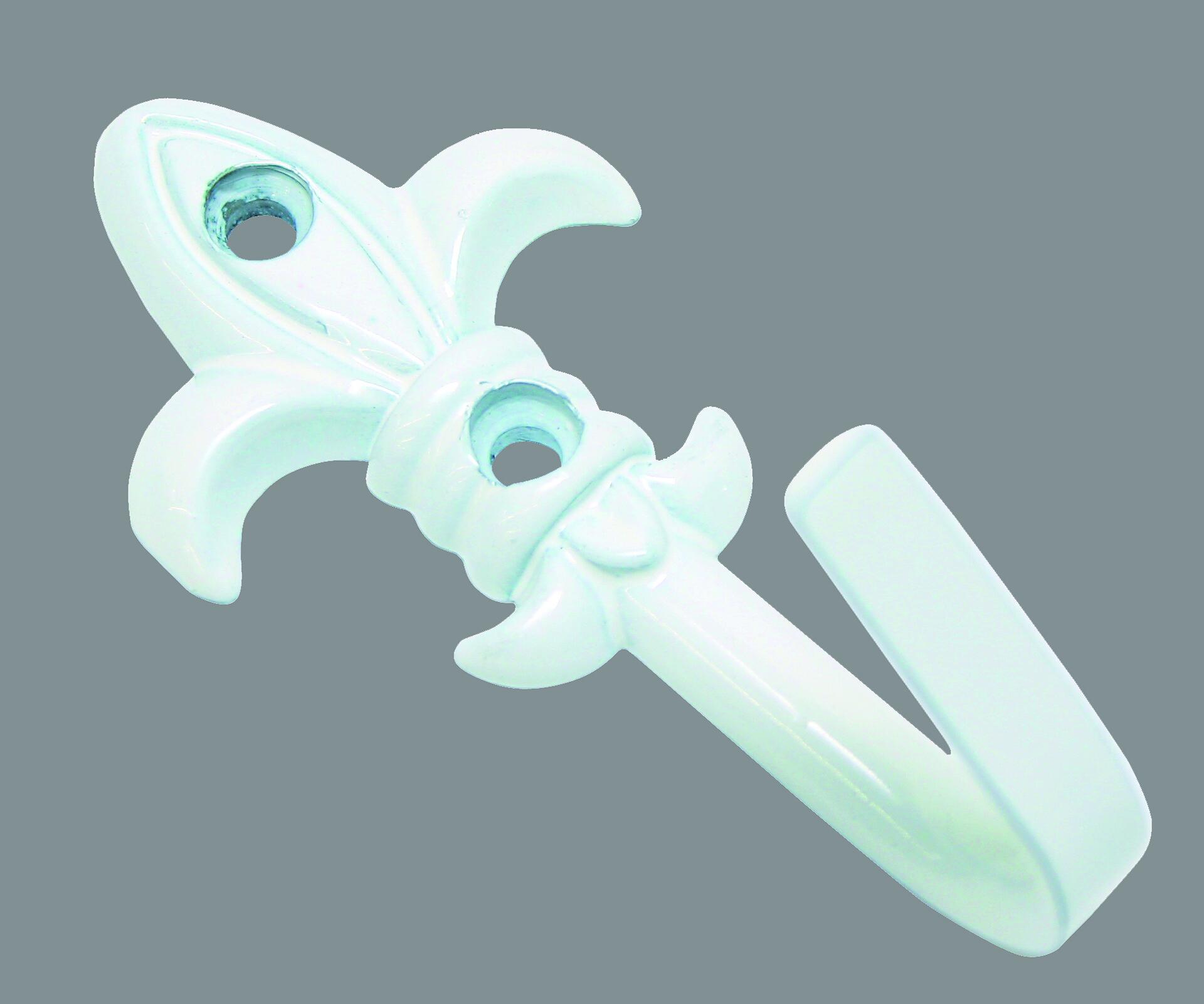 Boviva Zierhaken weiß 2 Packstücke