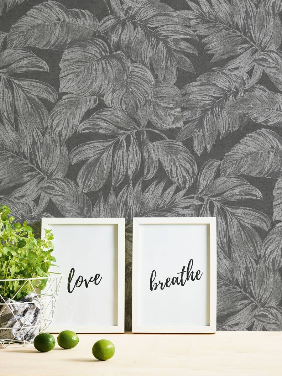 A.S.Creation Vliestapete grau silber B/H/D: ca. 53x1005x10,2 cm