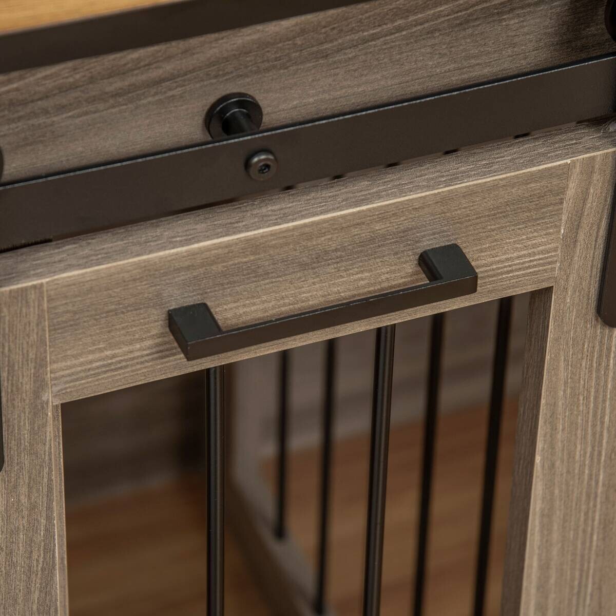 PawHut Hunde-Zubehör Eiche Polypropylen B/H/L: ca. 60x120x88,5 cm