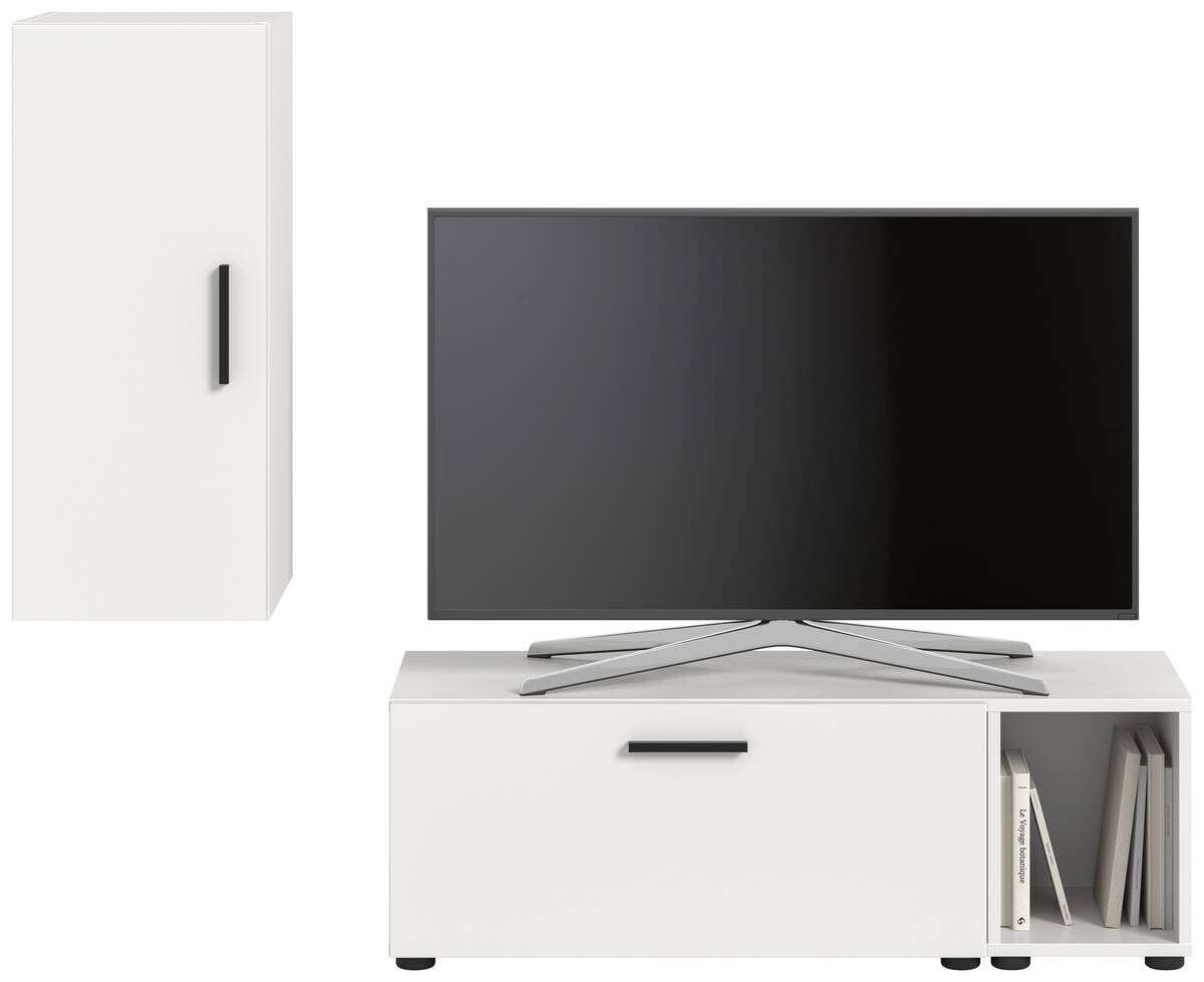 Wohnwand-Set TheOne weiß B/H/T: ca. 75x32x34 cm