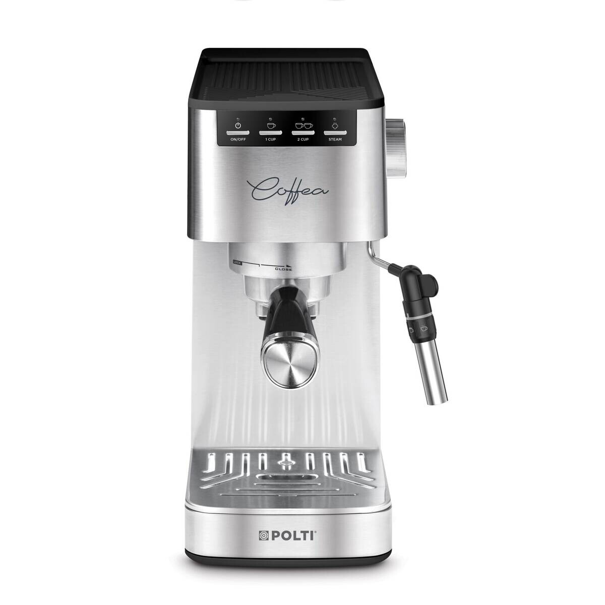 Polti Polti Espresso- und Cappuccinomaschine P10S silber Stahl B/H/T: ca. 13x30,5x30,5 cm