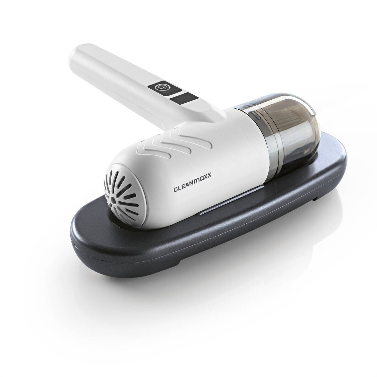 CLEANmaxx Handstaubsauger grau weiß Kunststoff B/H/L: ca. 17,7x7,7x22 cm