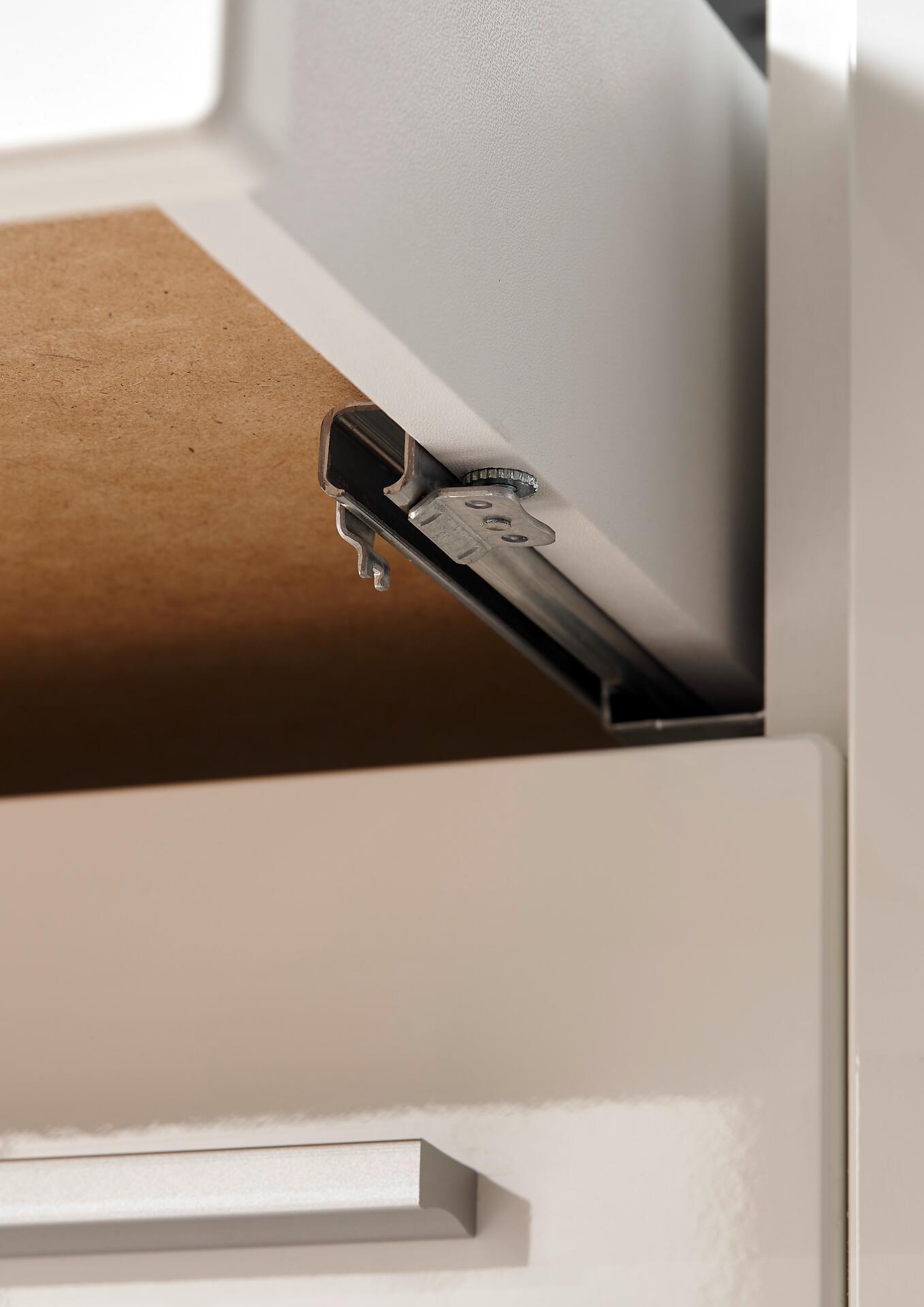 Respekta Doppelblock Premium weiß hochglänzend B/H/T: ca. 290x200x60 cm