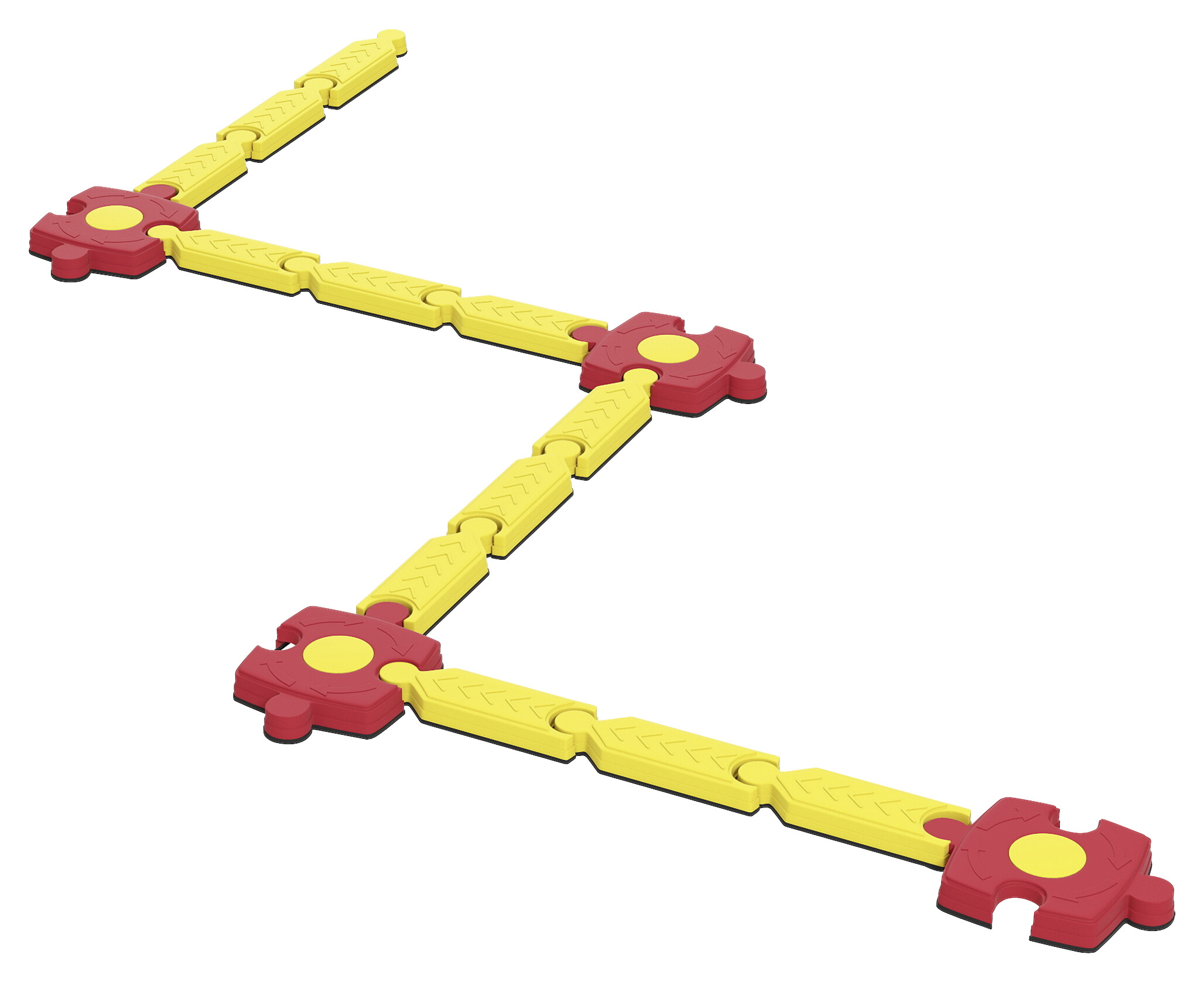 AIYAPLAY Kinder Schwebebalken gelb B/H/L: ca. 165,5x7x165,5 cm