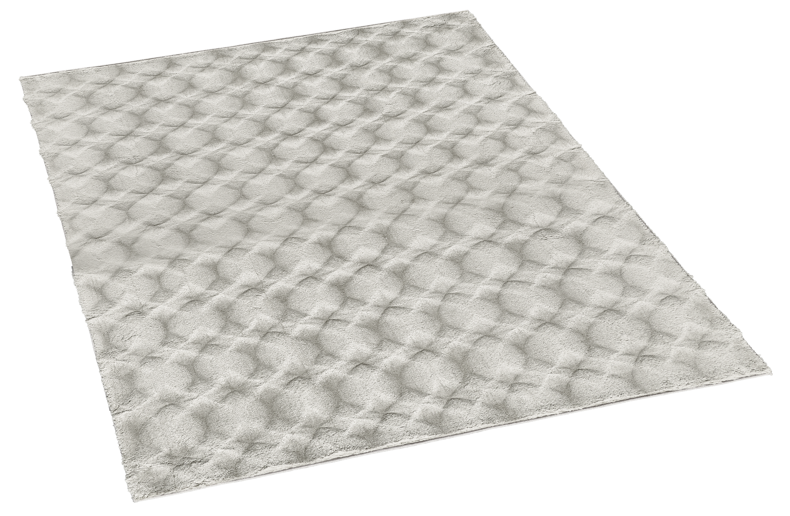 Fellimitat Diamond silber B/L: ca. 80x150 cm