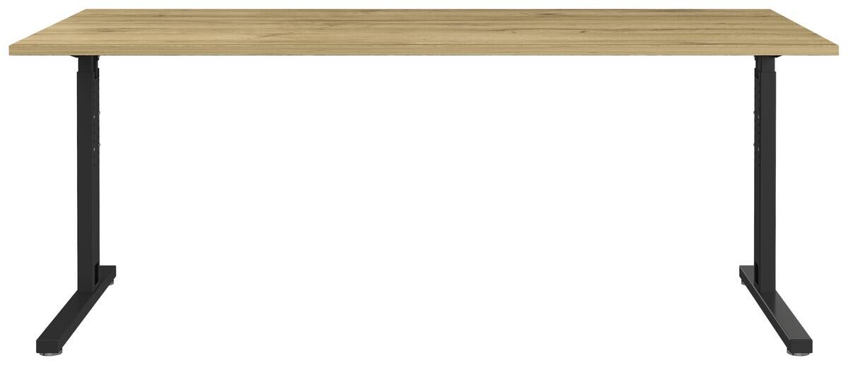 Schreibtisch 4253-582 Eiche Grand-Son Nachbildung schwarz B/H/T: ca. 180x80x80 cm