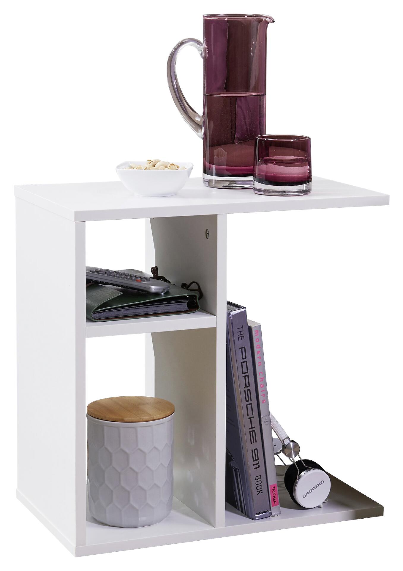 Beistelltisch weiß Holzwerkstoff