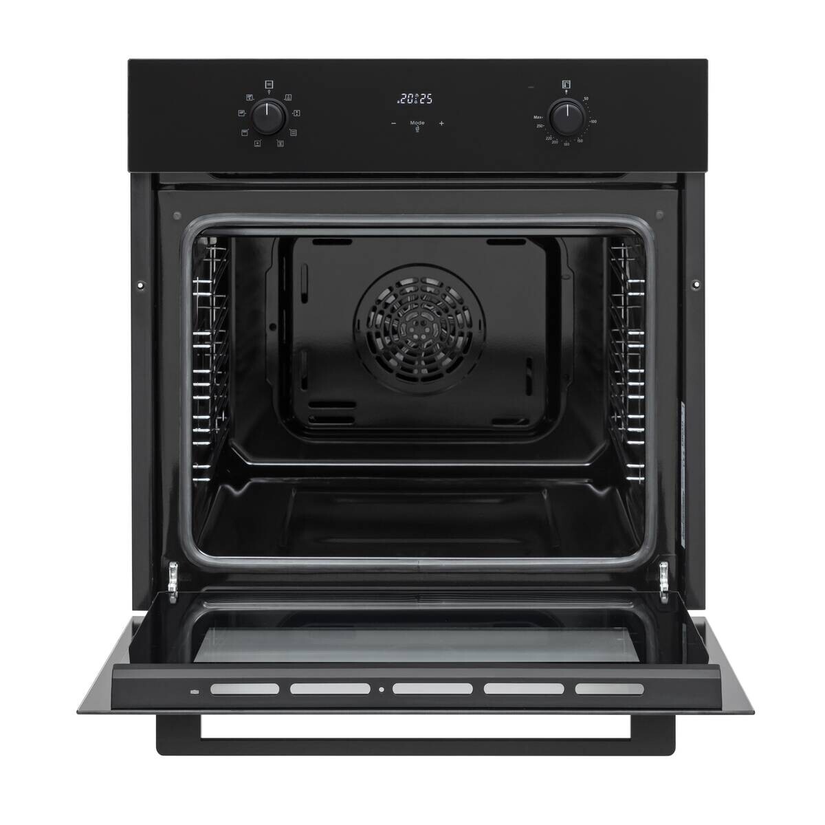 Mican Einbaubackofen BOAHSD65 schwarz Metall B/H/T: ca. 59,5x59,5x57 cm