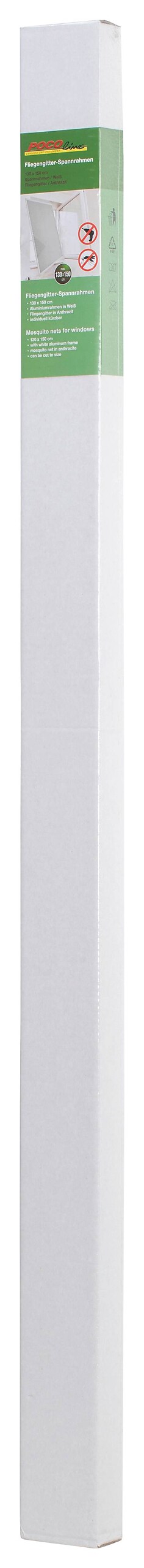 Fliegengitter weiß B/L: ca. 130x150 cm