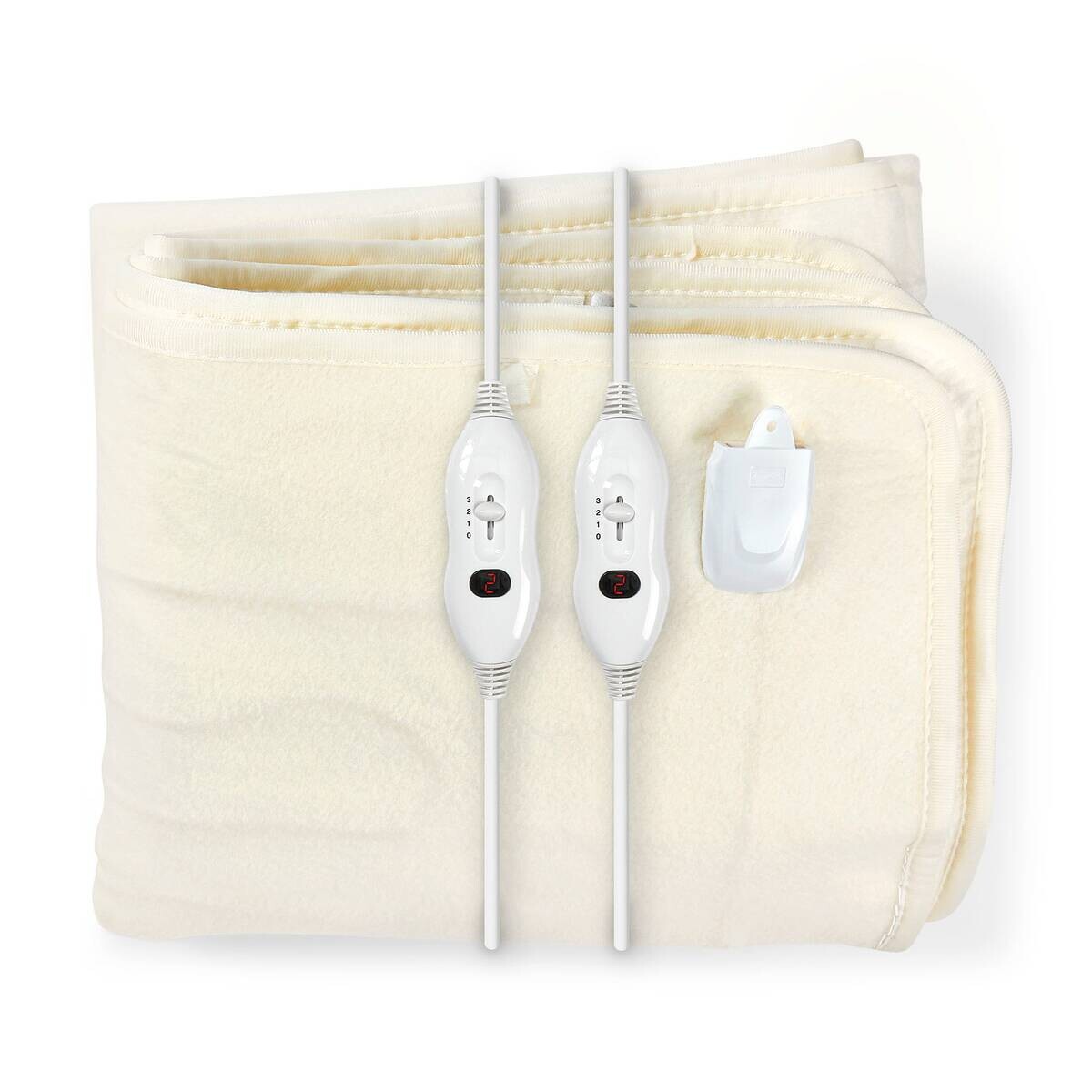 Nedis Heizdecke weiß Polyester B/H/L: ca. 164x2x140 cm