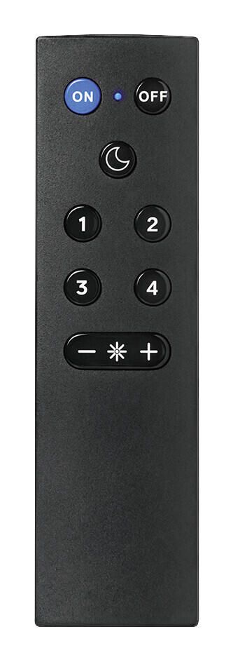 TRIO Wlan-Funkfernbedienung R070-02 schwarz Kunststoff B/H/L: ca. 4x2x14 cm