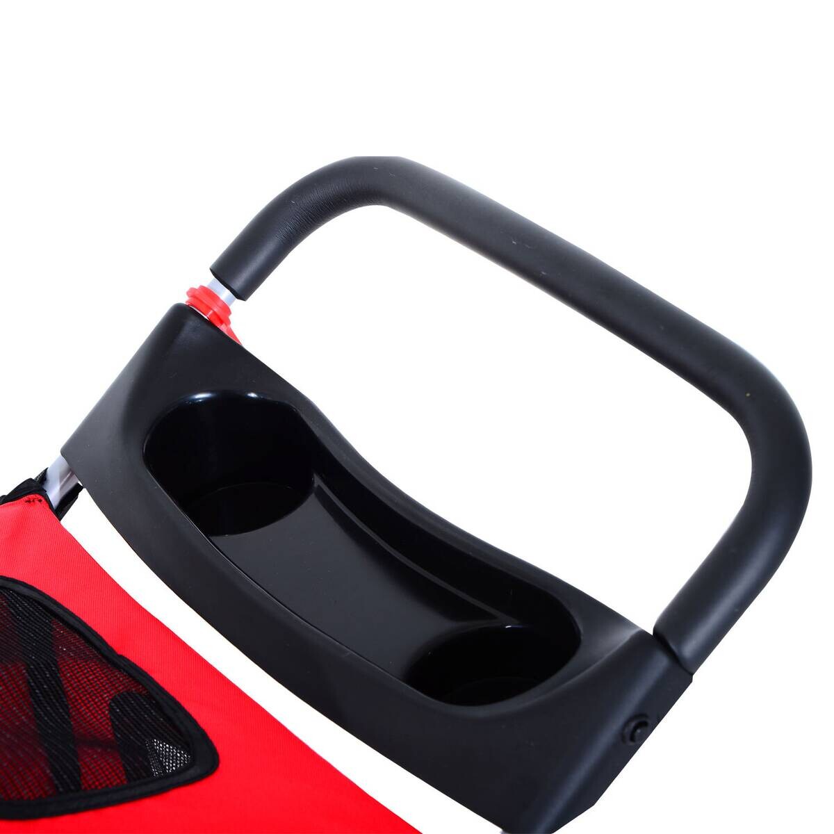 PawHut Hunde-Zubehör rot Polyester B/H/L: ca. 45x75x97 cm