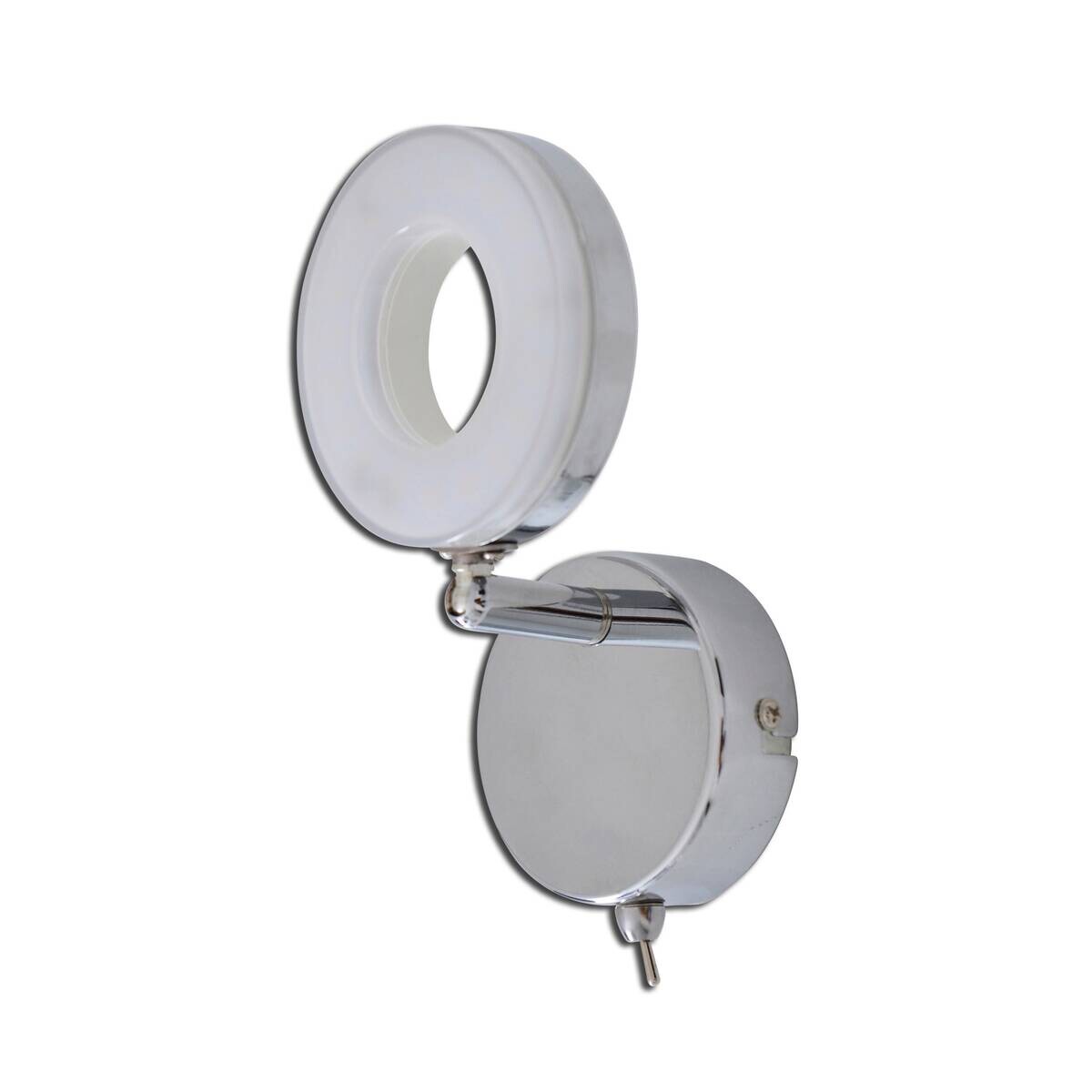 Näve Leuchten LED-Spot Chrom Kunststoff Metall B/H/T: ca. 9x15x9 cm 1 Brennstellen