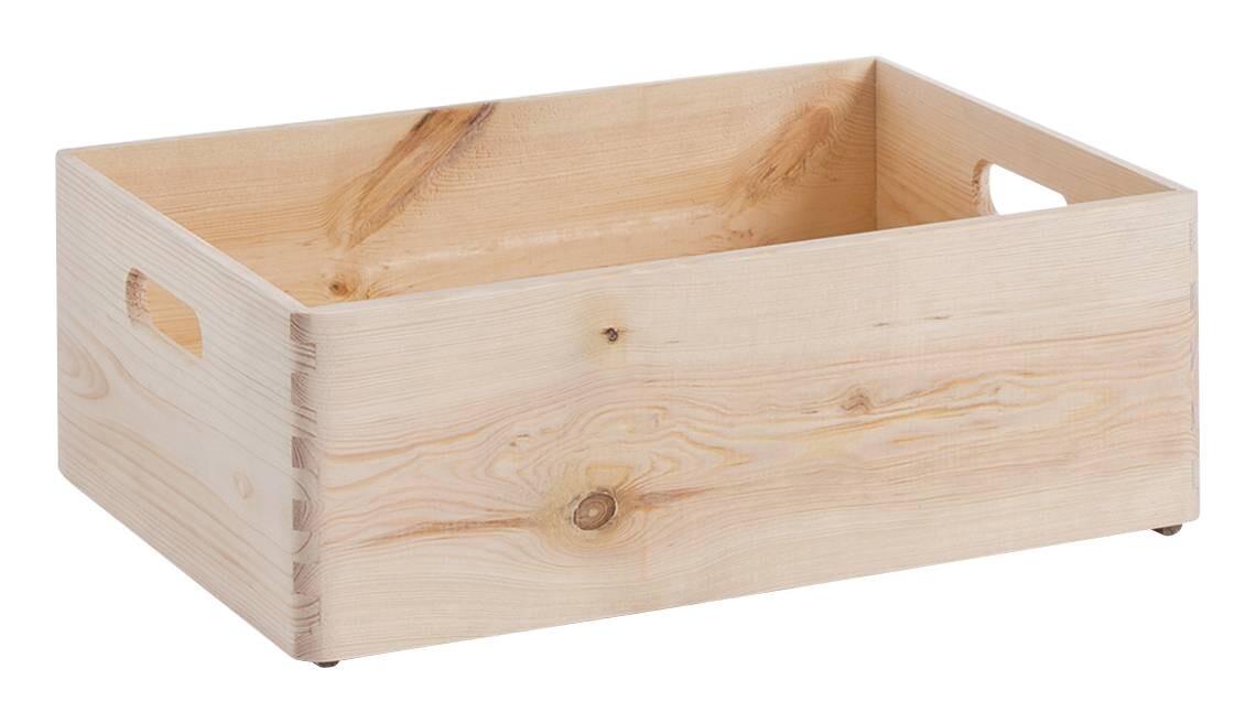 Zeller Allzweckkiste natur Kiefer B/H/L: ca. 40x15x30 cm