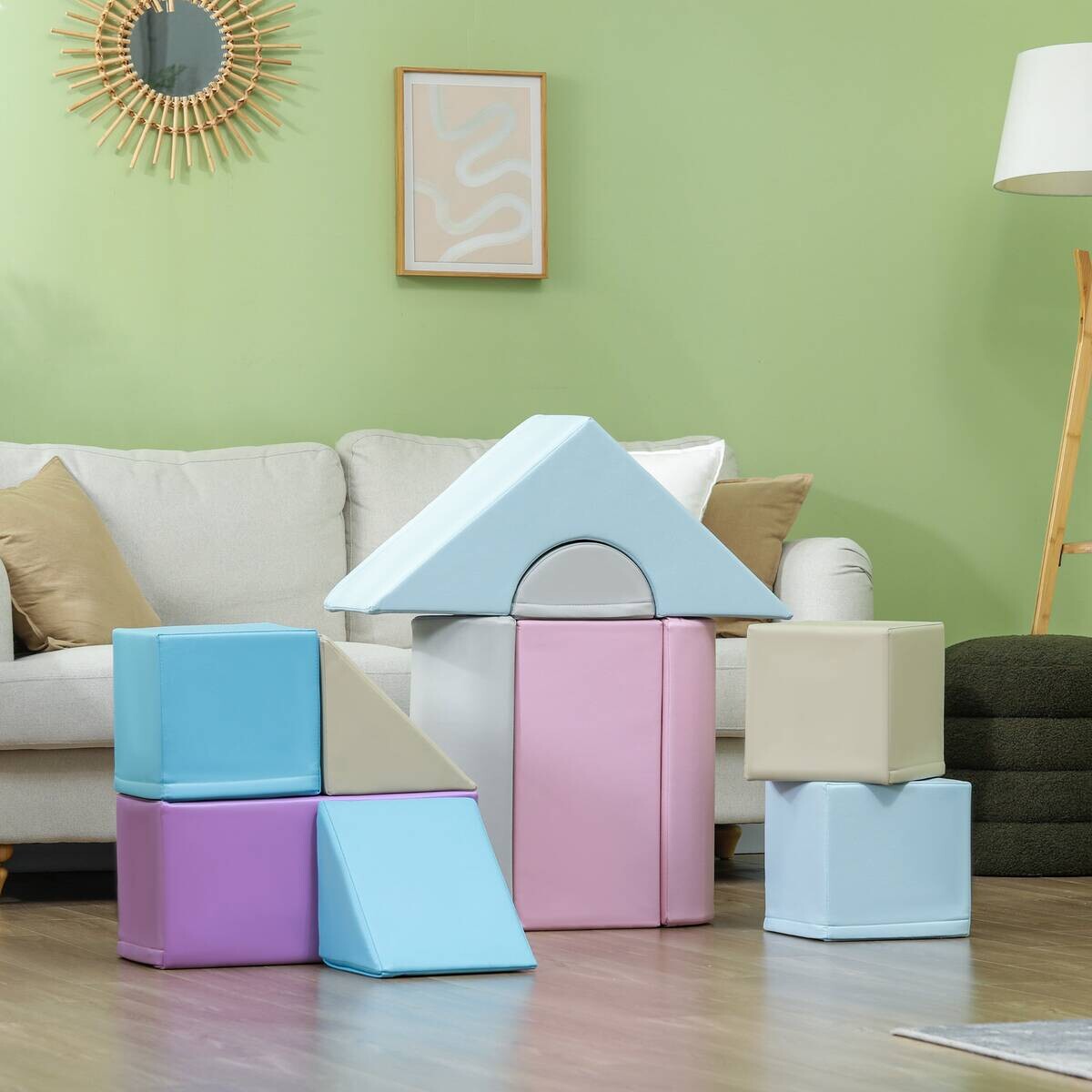 HOMCOM Bausteinset B/H/L: ca. 25x50x25 cm