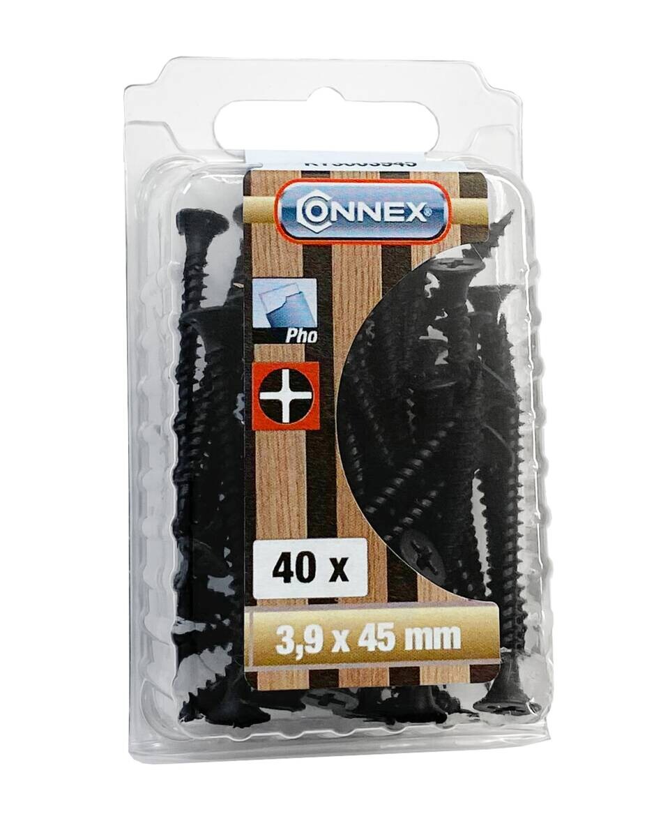 Akustikpaneel-Schrauben 40 tlg.