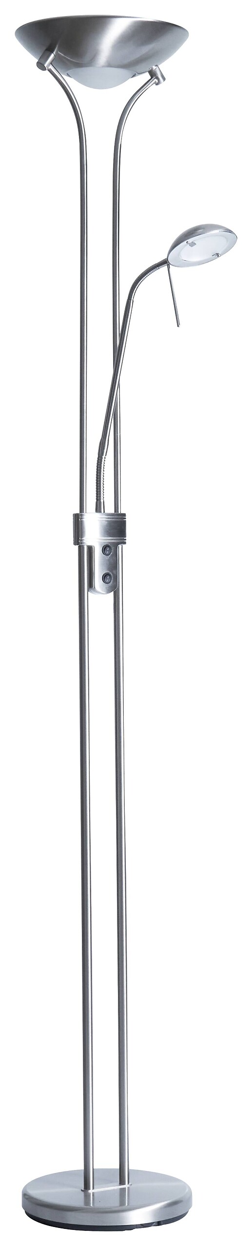 POCOline LED-Stehleuchte Lobo nickel Metall Acryl H/D: ca. 173x26 cm POCOline LED-Stehleuchte Lobo nickel Metall Acryl H/D: ca. 173x26 cm