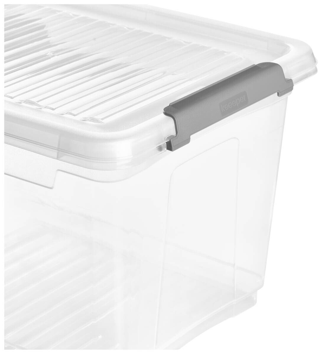 Aufbewahrungsbox transparent B/H/L: ca. 28,5x23,5x37,5 cm