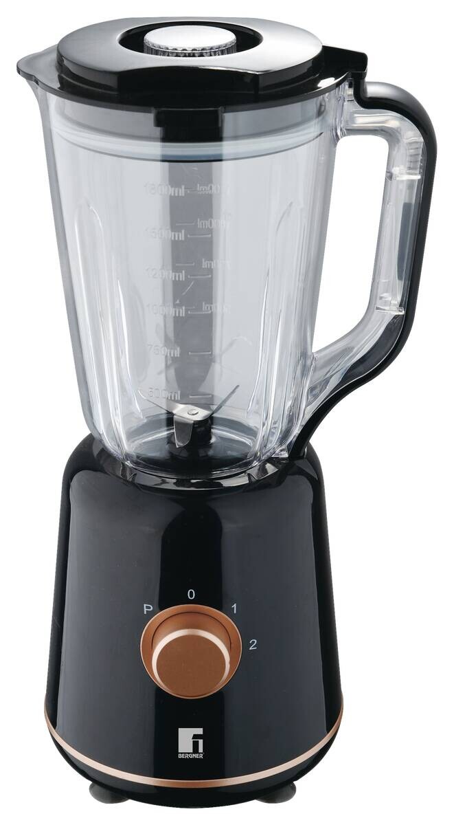 BERGNER Stabmixer schwarz Stahl Kunststoff B/H/L: ca. 18x40,5x20,5 cm