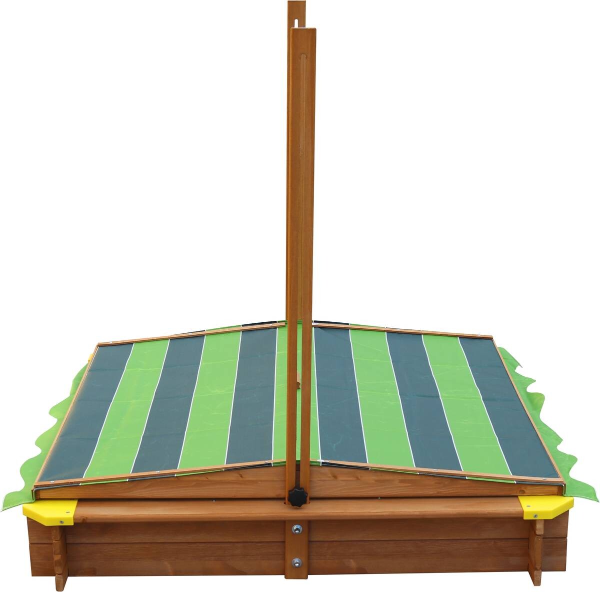 AXI Sandkasten Lily braun Holz B/H/L: ca. 118x118x118 cm