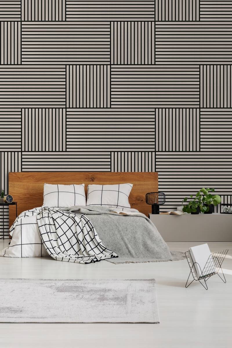 Wand- und Akustikpaneel grau L/B/H: ca. 52x52x1 cm pro Stück