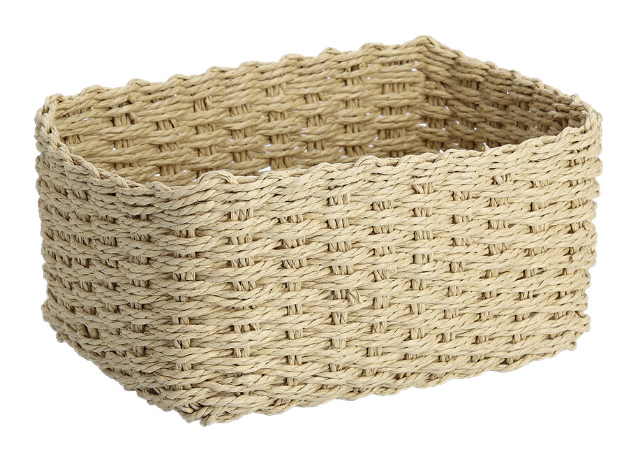 Zeller Aufbewahrungskorb-Set natur Papiergeflecht