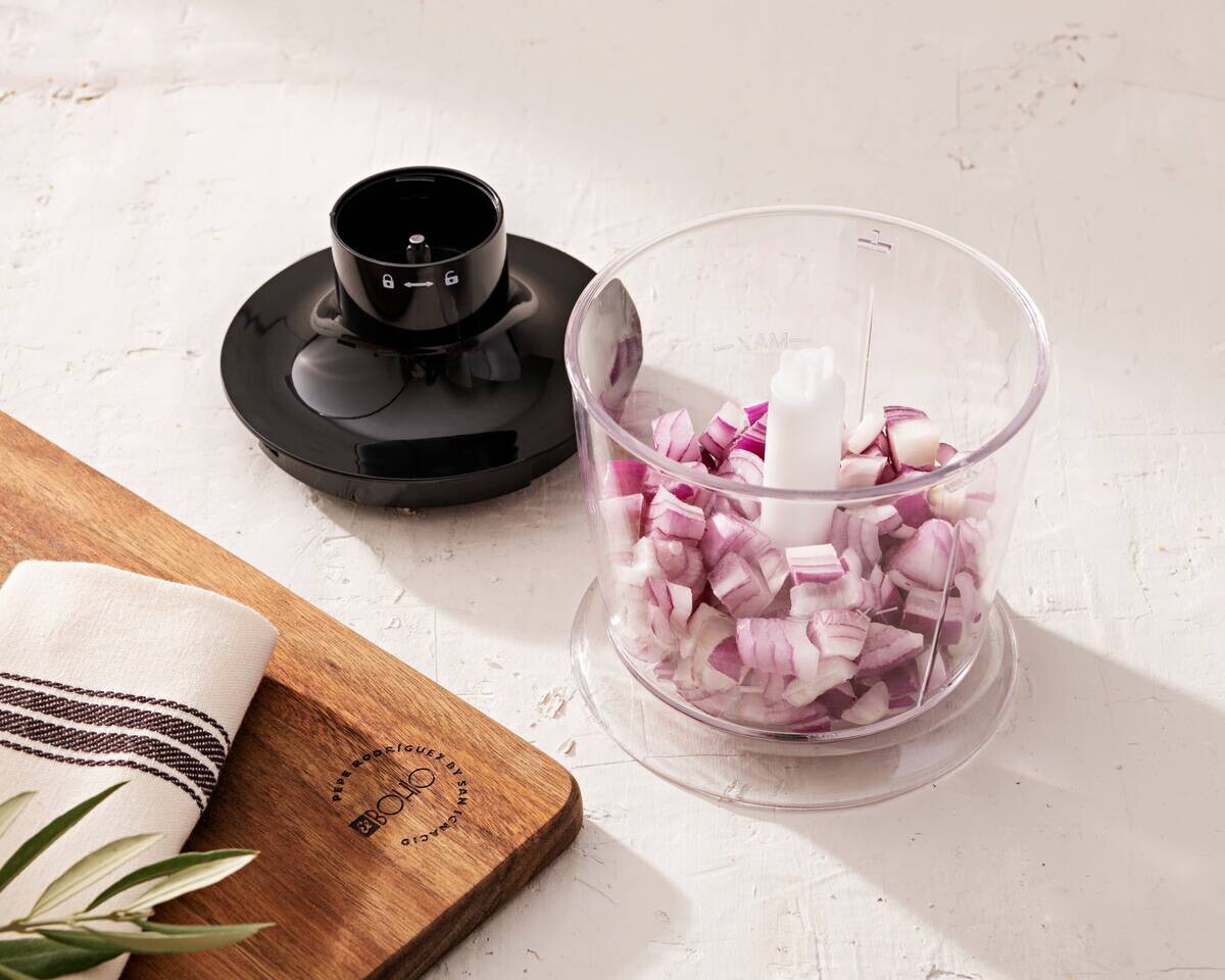 BERGNER Stabmixerset schwarz silber Edelstahl