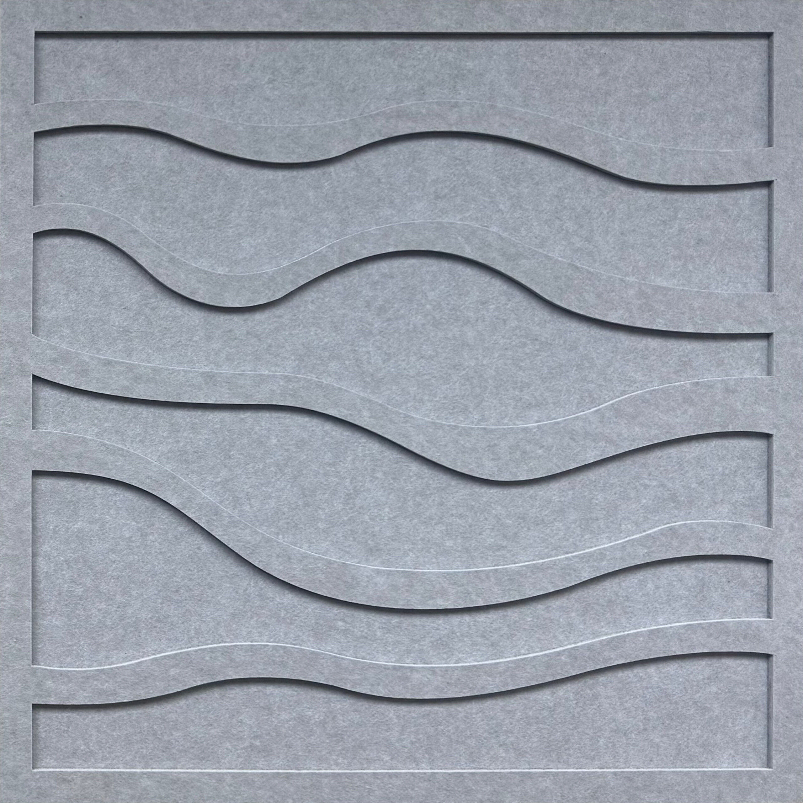 Wandpaneel grau B/H: ca. 64x64 cm