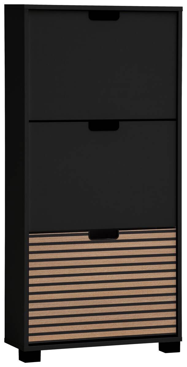 Schuhkipper Ryker schwarz matt B/H/T: ca. 59,8x124x19,5 cm