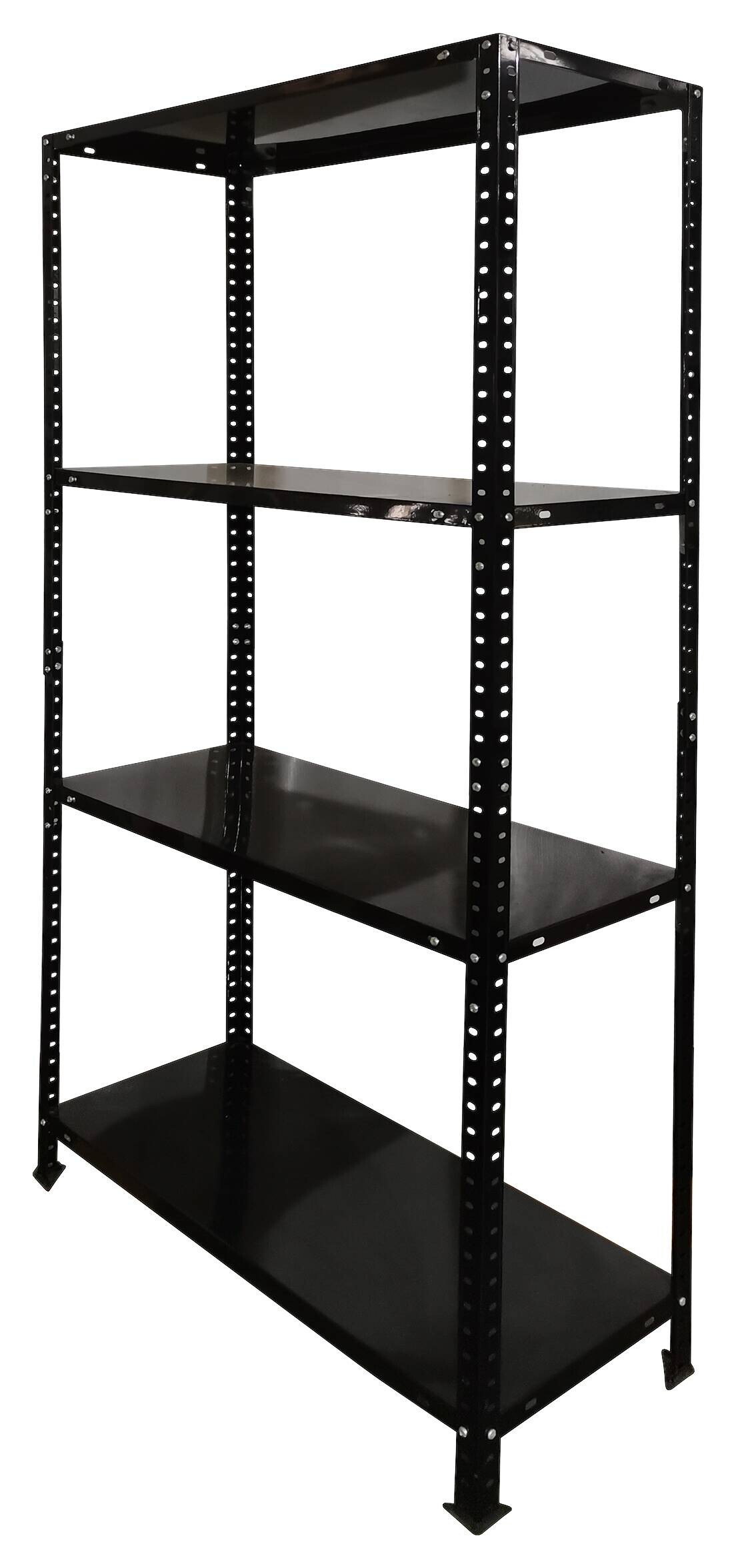 Schwerlaststeckregal schwarz B/H/T: ca. 75x150x40 cm Schwerlaststeckregal schwarz B/H/T: ca. 75x150x40 cm