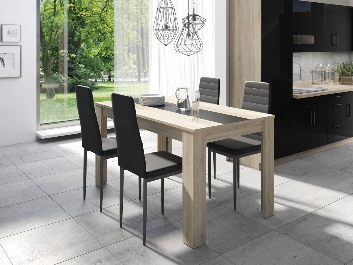 Tisch NORI Eiche Nachbildung B/H/T: ca. 160x75x90 cm