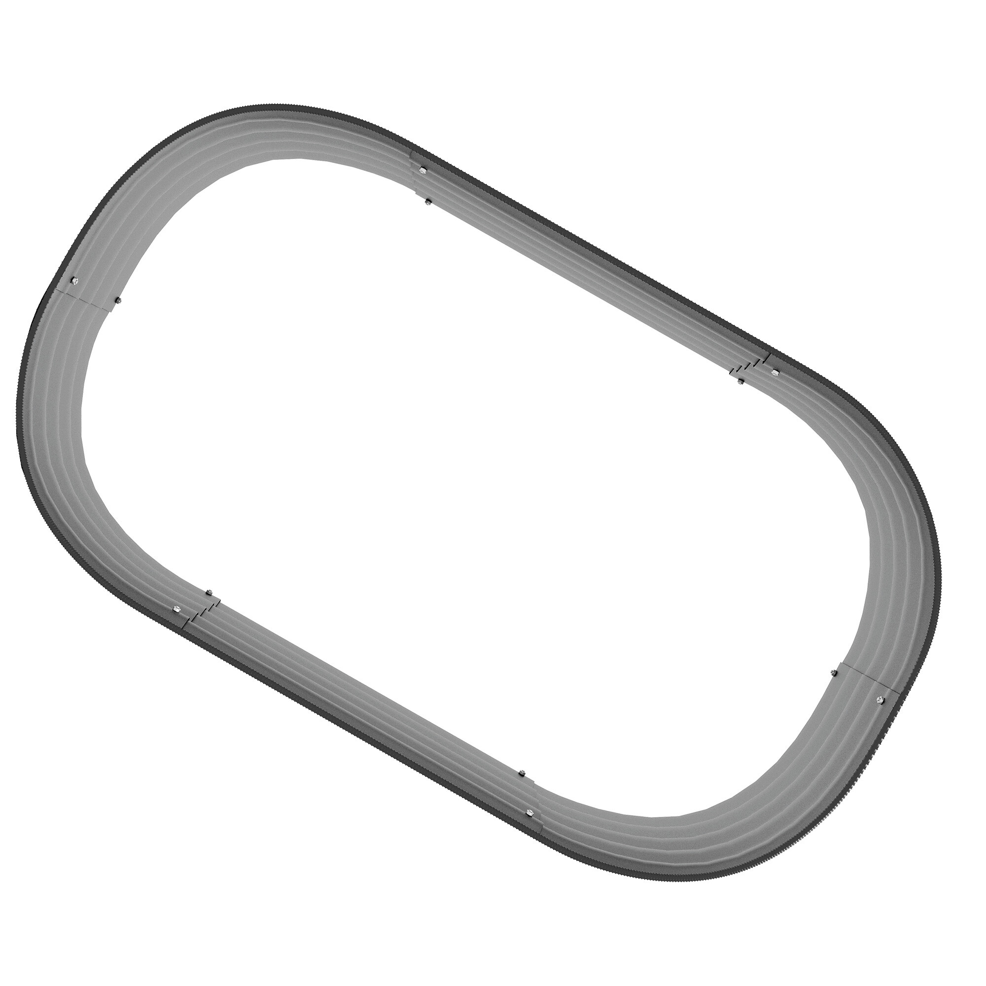 Outsunny Hochbeet silber Metall B/H/L: ca. 62x30x105 cm