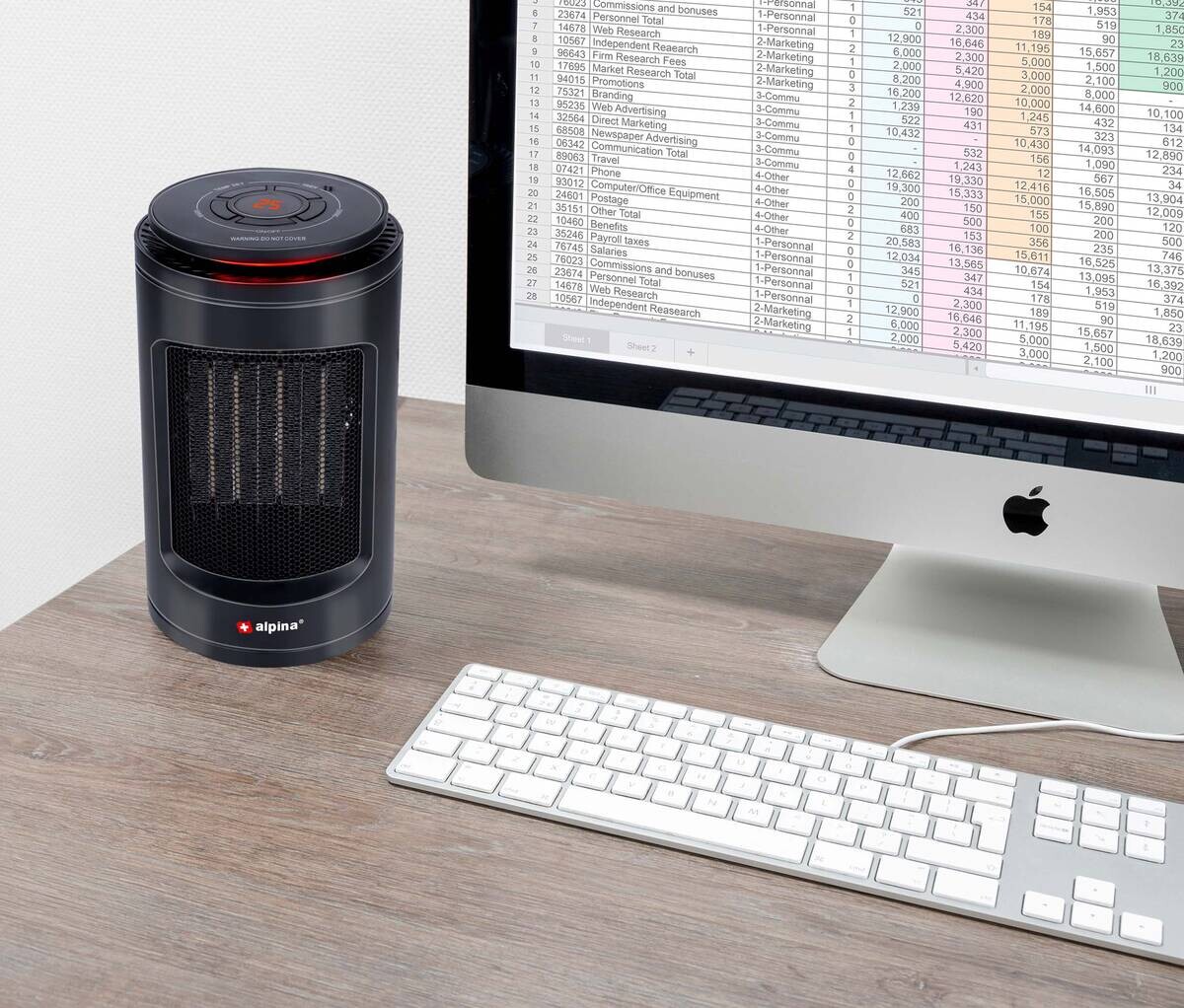 alpina Heizlüfter HP-12AR H/D: ca. 23x13 cm ca. 1200 W alpina Heizlüfter HP-12AR H/D: ca. 23x13 cm ca. 1200 W