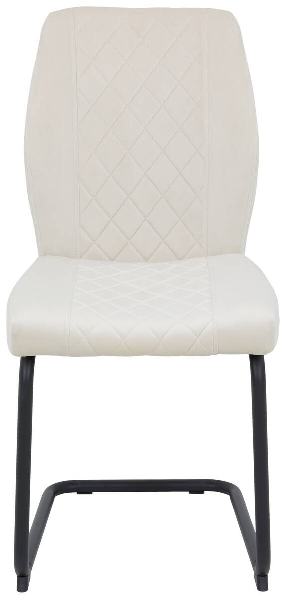 Schwingstuhl Oslo, 4er-Set beige Microfaser B/H/T: ca. 45x92x60 cm