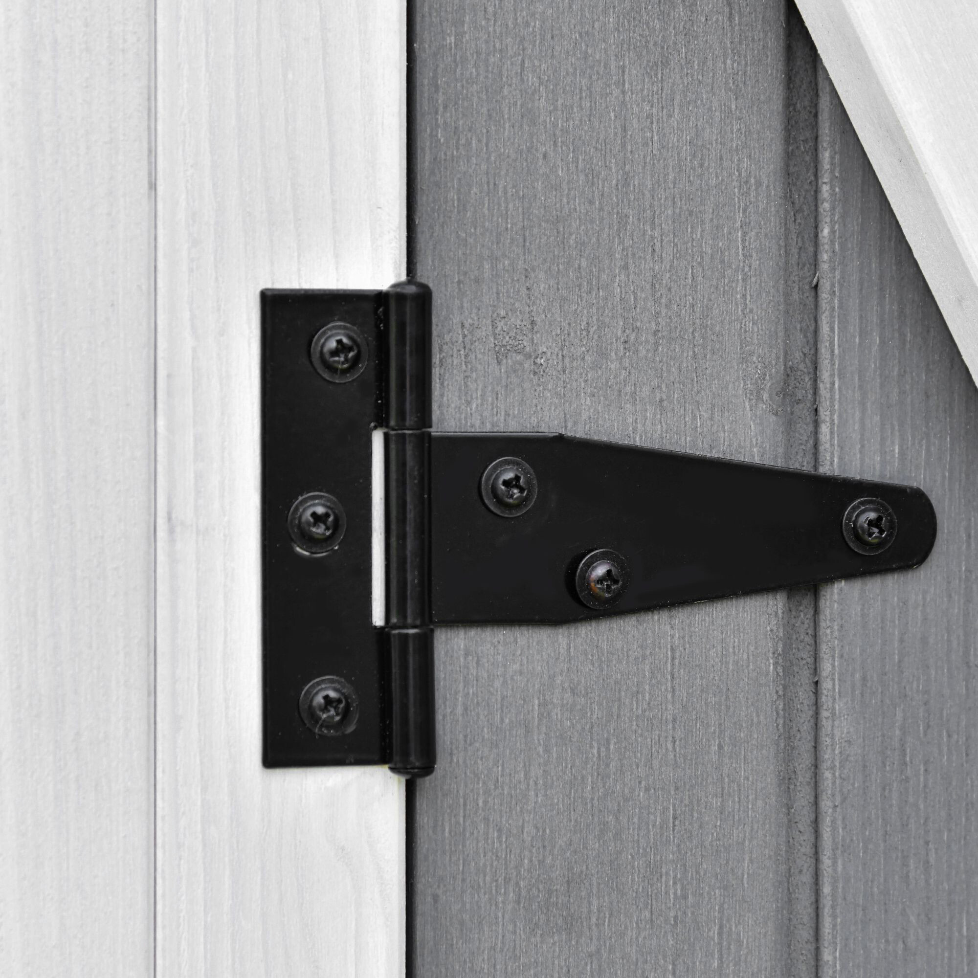 Outsunny Gartenhaus grau B/H/T: ca. 139x160x75 cm