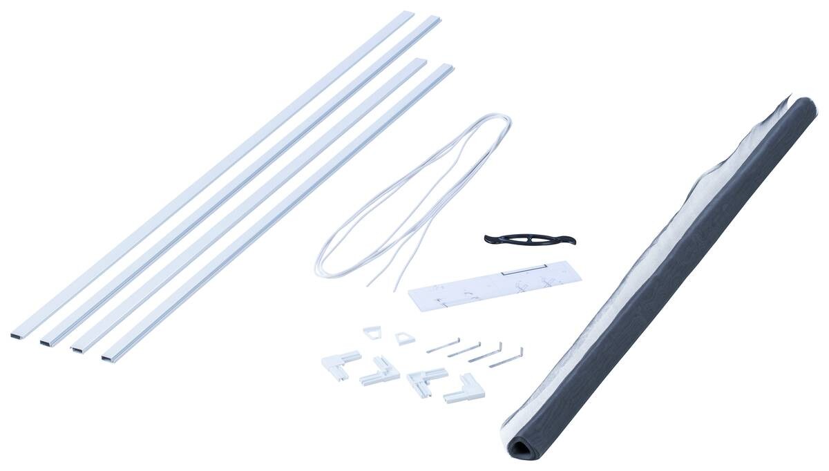 Fliegengitter weiß B/L: ca. 130x150 cm