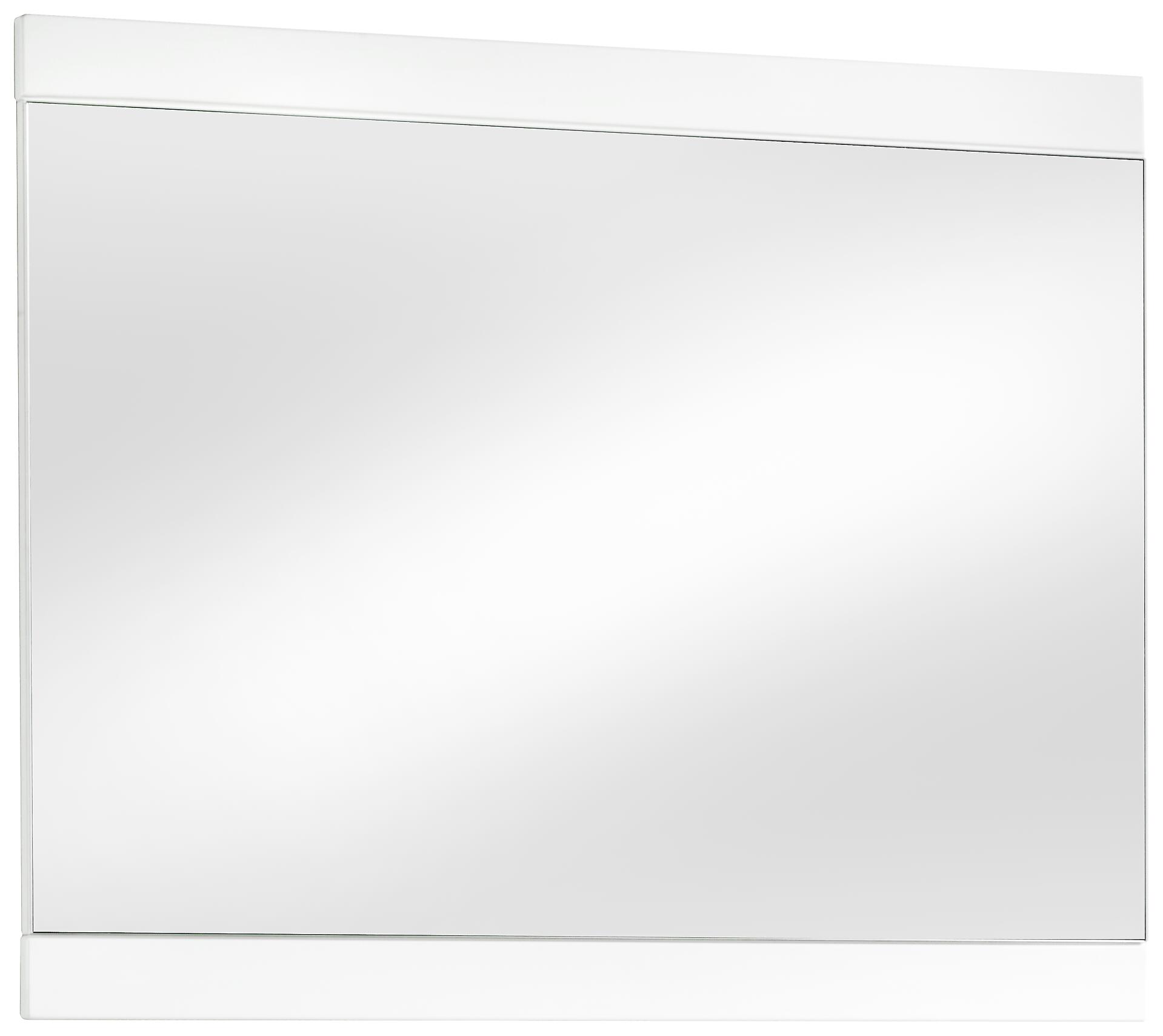 Wandspiegel Atlanta weiß Hochglanz B/H/T: ca. 90x73x2 cm
