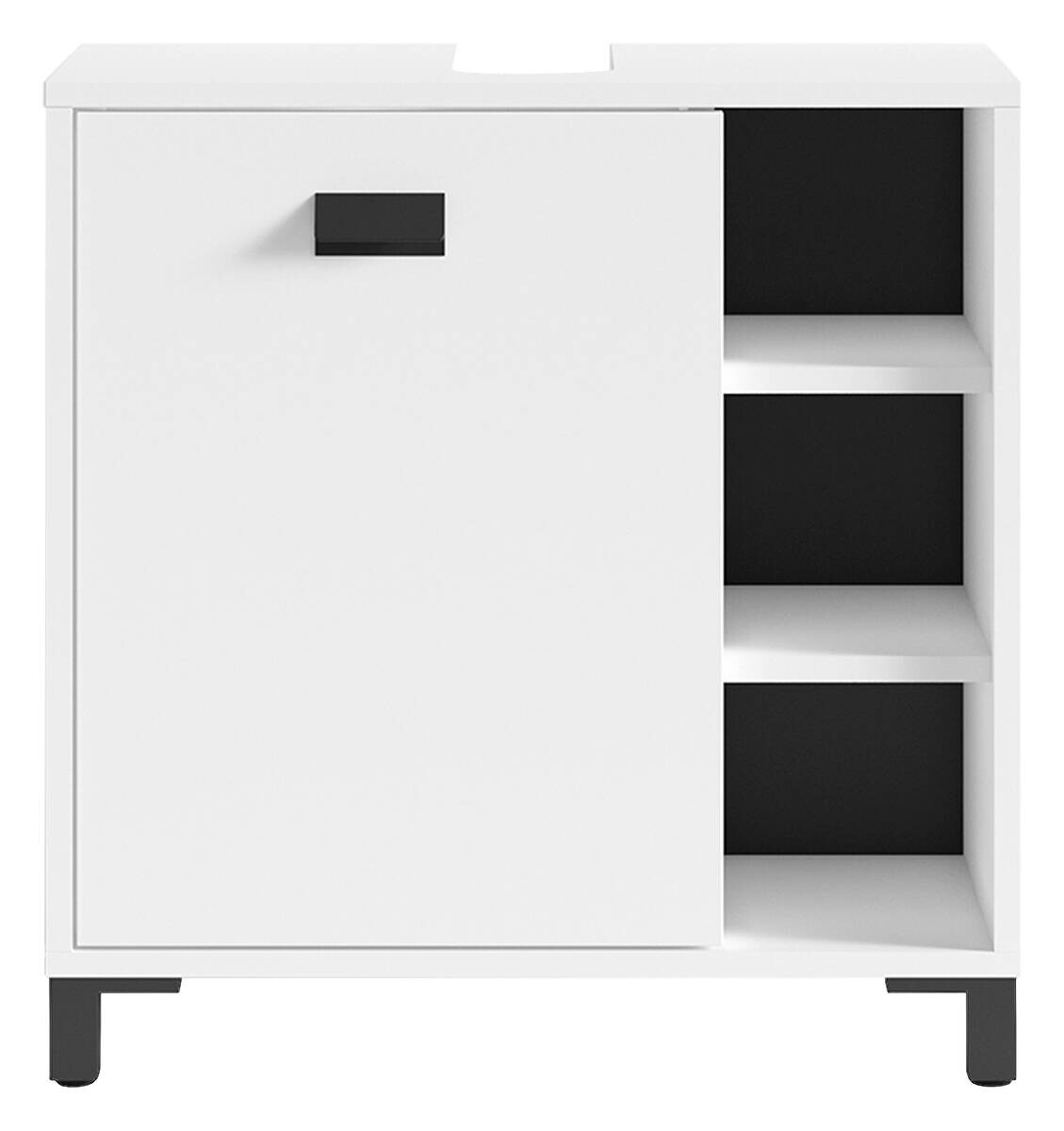 Waschbeckenunterschrank WELLNESS weiß B/H/T: ca. 60x62x34 cm