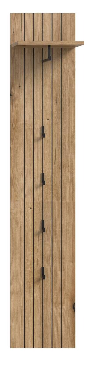Garderobenpaneel STATION Evoke Oak Nachbildung B/H/T: ca. 31x160x27 cm