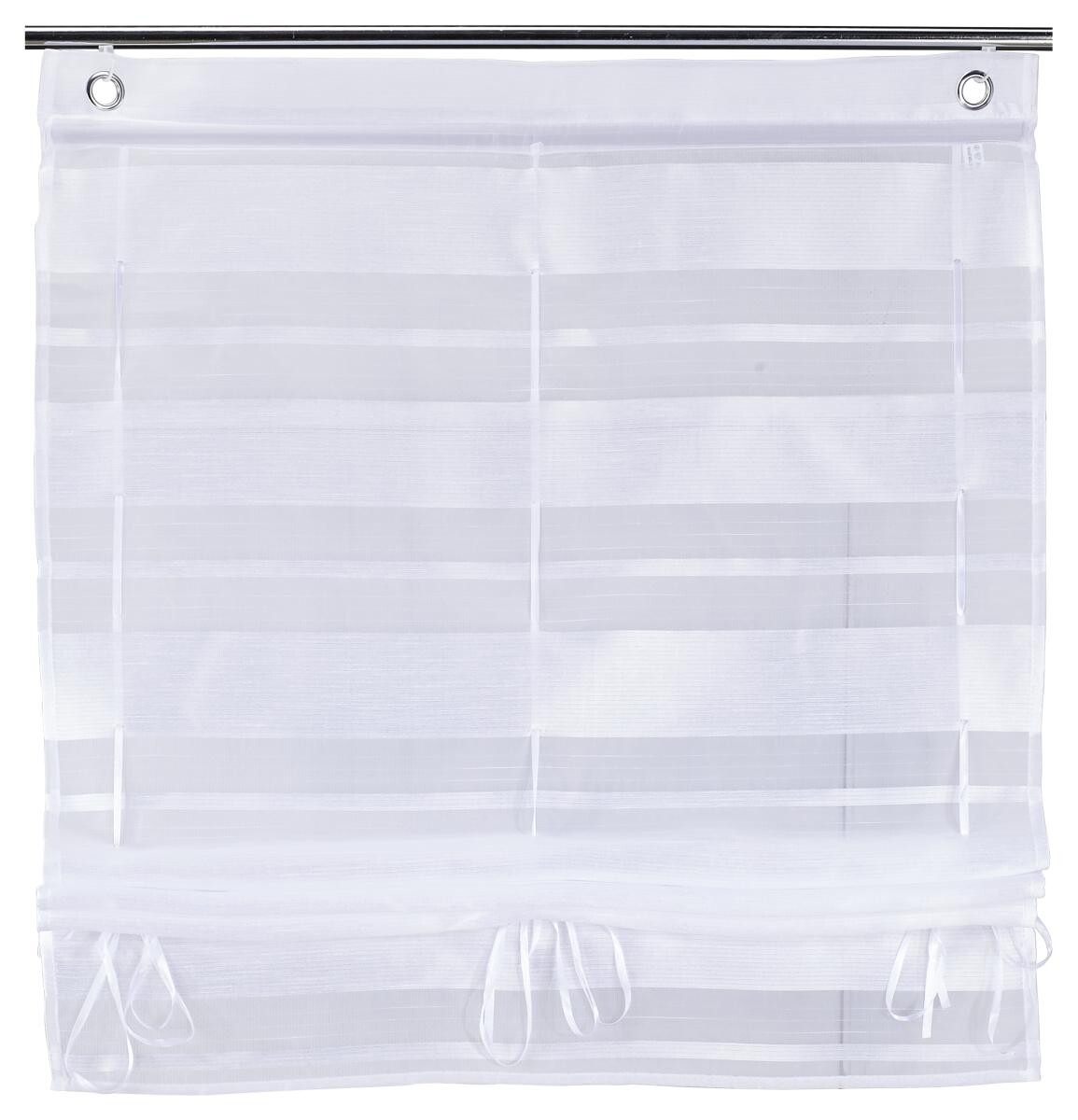 silver edition Bändchenrollo Diana weiß B/L: ca. 100x135 cm