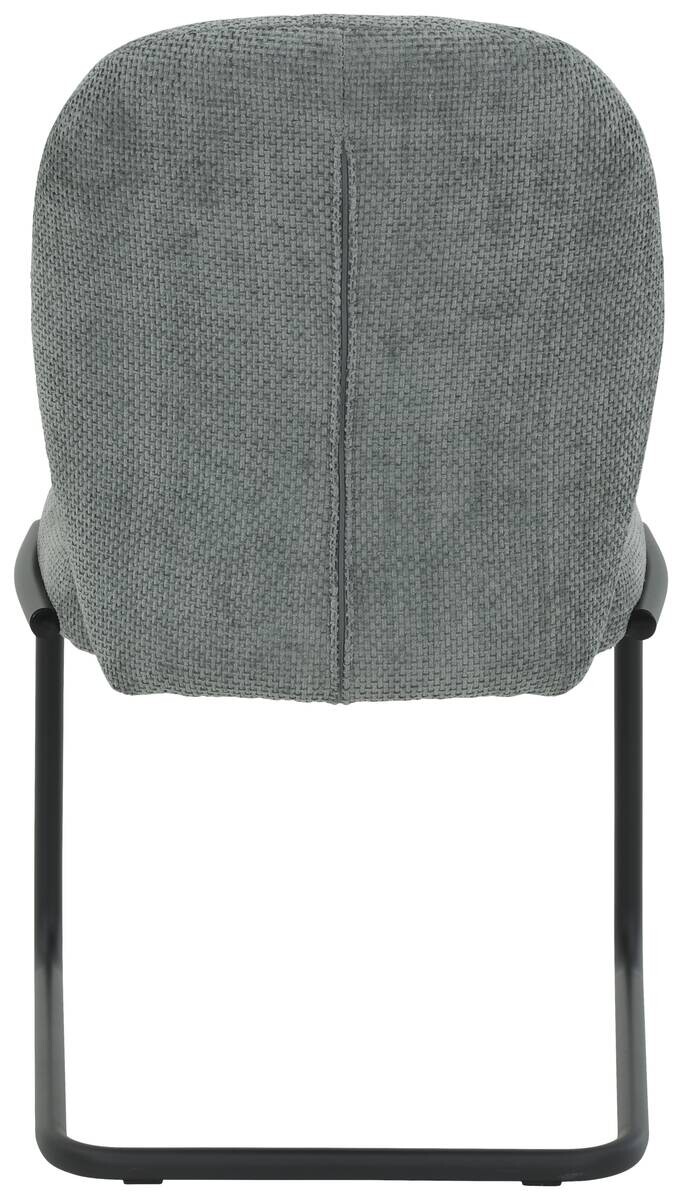 Schwingstuhl Karen grau schwarz Webstoff Metall