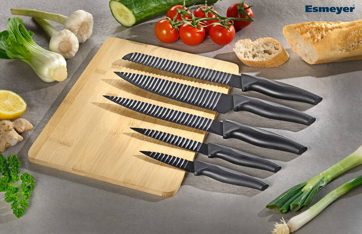 Esmeyer Messerset Orbit schwarz Edelstahl 5 tlg. Esmeyer Messerset Orbit schwarz Edelstahl 5 tlg.